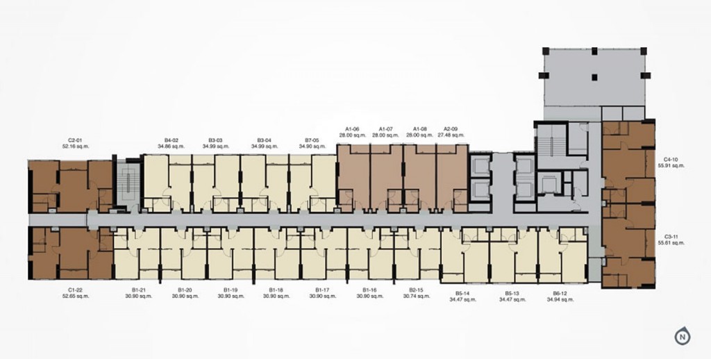 The Whizdom Avenue Ratchada â Ladprao Analysis - Floor Planfloor06-003